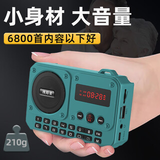 Manluzhe b852 high-end radio for the elderly 2025 new multifunctional bluetooth speaker music playback and recording all-in-one sky blue 32g