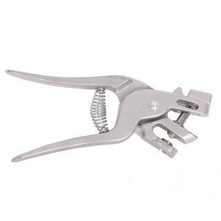 Stainless steel uv ear missing pliers ear missing pliers for pigs pig ears v-shaped ear missing u-shaped ear missing pliers are shipped after disinfection ear hole pliers