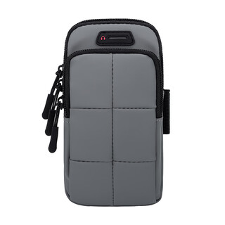 Tfo event-level sports arm bag large capacity running mobile phone bag fitness arm bag dark gray 9.5*18*4cm