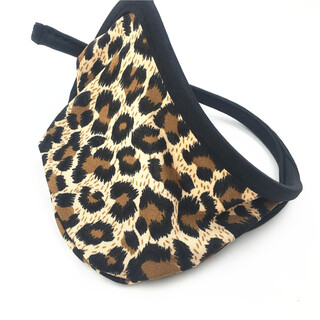 Men's and women's privacy c-shaped underwear, triangle hole-free pants, couple's temptation thong, c-shaped style 1 men's leopard print