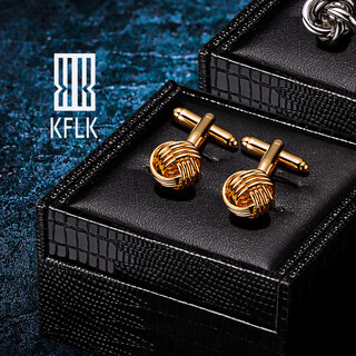 Kflk men's french cufflinks shirt sleeve pins metal twist shirt cuff buttons cufflinks engraving customization k153