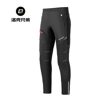 Rockbros sports pants, cycling pants, running fitness pants for men and women, outdoor velvet, warm and breathable autumn and winter, autumn and winter fleece basic model xl