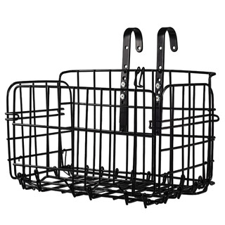 Rogtyo bicycle basket, mountain bike basket, front and rear basket, thick folding basket, bicycle vegetable basket, side hanging basket
