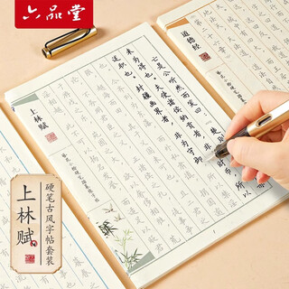 Liupintang tao te ching copybook adult practice lin fu copybook regular script copy calligraphy beginners hand copy set girls and boys lanting preface hairpin flower small regular script hard pen pen practice calligraphy