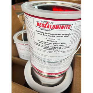 Deoxaluminite groove paint imported from the united states, weldable paint, aluminum-based paint, welding process anti-corrosion paint 1gl