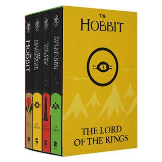Unboxed lord of the rings the hobbit 4-volume set english original the lord of the rings fantasy novel tolkien,j.r.r.