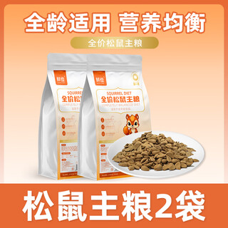 Wow reis-eichhörnchen-spezial-grundnahrungsmittel zum vollen preis, kleine tiernahrung, snacks für alle altersgruppen, vitamin-nährstoffreiches futter, frisches und sparsames futter, eichhörnchen-nahrung zum vollen preis, 2 beutel