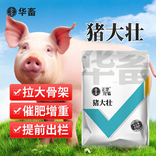 Huazhuang pig big fattening pig fattening animal fattening treasure pig cattle and sheep induce food growth promotion piglet premix 500g pig big strong
