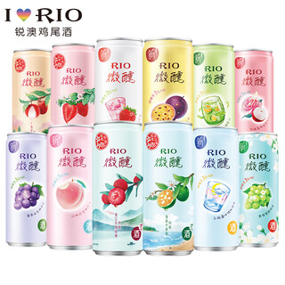 锐澳（RIO）洋酒预调鸡尾酒果酒微醺系列330ml3度口味自可选限定青梅龙井中秋 12瓶组合装