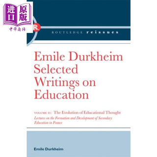 教育思想的演进 英文原版 The Evolution of Educational Thought