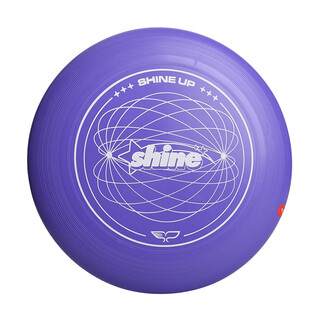Yikun discs 145g youth campus frisbee outdoor sports adult novice training spin competition star floppy disk vibrant purple