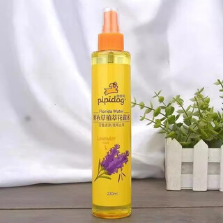 Pipi dog pipi dog toilet water 230ml honeysuckle, lavender and mugwort spray to remove prickly heat, relieve itching, cool and soothing water, lavender 230ml*1 bottle
