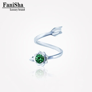 Fanesa's arrow of guardian couple's ring 925 silver ring female elf throne ring as a birthday gift for boyfriend and girlfriend female model