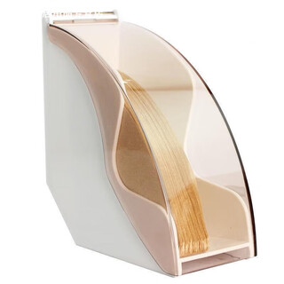 Jingle coffee filter paper storage box dust-proof storage v60 filter paper box base box v-shaped filter paper universal acrylic dust-proof filter paper box white