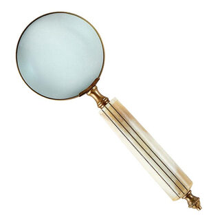 47th & main vintage magnifying glass home decor table