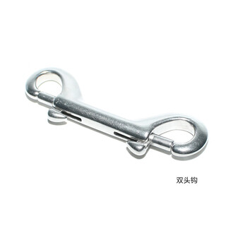 Sun aegis diving double-head hook single-head hook 316 stainless steel hook japanese buckle weight hook quick-release mountaineering buckle hook double-head hook (10 cm) l