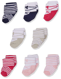 Luvable friends unisex baby socks socks 6-12 months stripe ballet 6 - 12 months