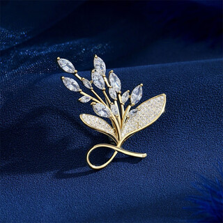 Marco bizzarri high-end brand brooch, flower brooch, high-end feminine corsage for women, anti-exposure pin, suit accessories for women, valentine's day gift for girlfriend, wife's birthday gift
