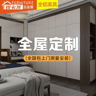 Ruikalong all-aluminum furniture, whole house custom-made bedroom storage, large-capacity wardrobe and cloakroom, aluminum alloy wardrobe, custom-made balcony cabinet. measurement will be deducted from payment 2/no refunds once measured. projection area
