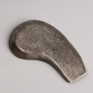 Qingqintang japanese-style tin tea silver tea spoon teaspoon tea shovel tea room atmosphere tea set chaoshan kung fu tea accessories flow cup-tin tea