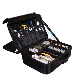 Xinmeilun fishing gear storage bag multi-functional storage box fishing supplies equipment fishing gear bag fishing tool box accessories box collection extra large (three layers) 40*29*14