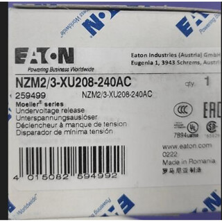 Eaton (eaton) nzm2/3-xu208-240ac plastic case circuit breaker undervoltage coil original