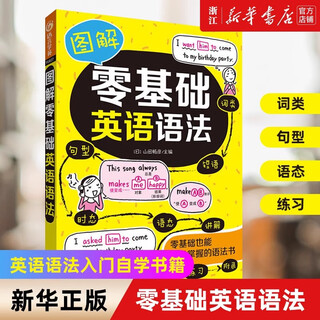 【新华书店 官方正版】图解零基础英语语法 外研社新思维漫画英语 基础英语语法入门自学书籍 适合初高中生英语初学者