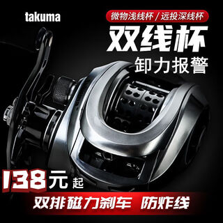 Takuma p1 micro-object long-range water droplet anti-explosion line double-line cup ultra-light general-purpose black metal lure fishing reel single purchase p1 general-purpose version (suitable for general-purpose long-range casting) left-hand type