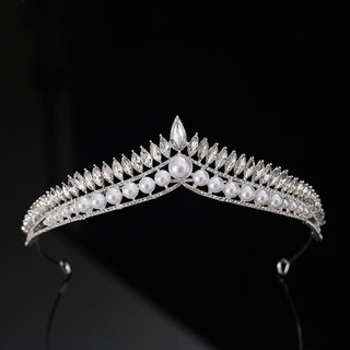 Shengli bridal wedding headwear exquisite small sparkling diamond crown hepburn style wedding photos simple high-end dress accessories crown