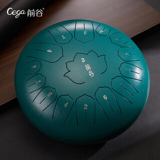 Qiangu kongling drum official direct sale 15-note disc drum percussion instrument creative holiday gift small 13-inch 15-note lotus emerald
