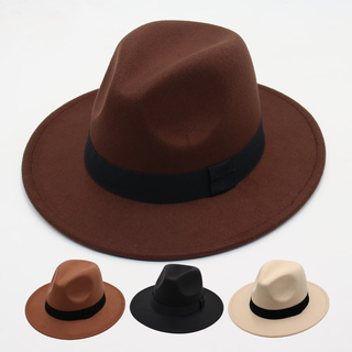 Nanbomaru fedora hat for men and women, british style jazz hat, large brim retro gentleman's hat, french felt hat. shipping insurance not included. size specifications has explained the applicable head circumference range. please be sure to measure your head circumference m (5658cm)