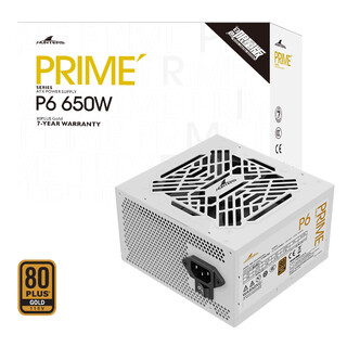 Goghunters great wall gold hunting series prime series gold medal direct output full voltage host desktop computer power supply p6 gold medal output white (rated 650w)