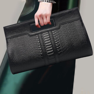 Sephoron 2026 new bag genuine leather handbag fashion versatile casual women's bag shoulder bag large capacity soft cowhide handbag black