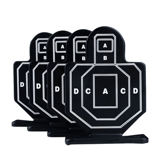 Jiyu lianchuang steel humanoid small target metal design tactical equipment range training real person cs shooting target steel target steel humanoid small target*4