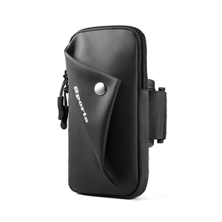 Suitable for huawei mobile phone running mobile phone bag men's outdoor sports fitness equipment arm cover summer morning running lightweight arm bag waterproof and breathable black