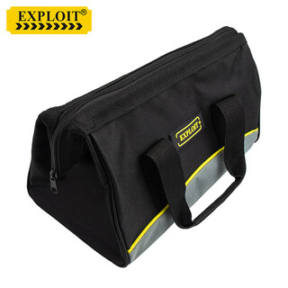 Exploit multifunctional tool bag large portable electrician bag double layer thickened canvas 13 inches simple double layer canvas 100505