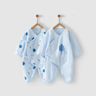 Tongtai baby jumpsuit newborn clothes four seasons 0-6 months male and female baby pure cotton underwear butterfly harem 2-piece