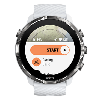 Suunto suunto 7 smart sports dual system watch beidou gps running cycling swimming touch screen multi-function watch white burgundy/white