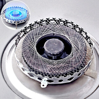 Skaya universal gas stove household density gas network pancake even fire power natural gas stove anti-black pot accessories fire gathering cover universal windproof cover ordinary style