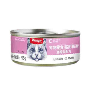 顽皮猫罐头金枪鱼牛肉鸡肉湿粮幼猫成猫猫咪慕斯罐头95g*12猫罐头 金枪鱼味12罐*95g 猫罐头