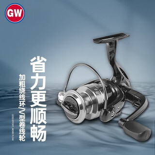 Guangwei (gw) puzhou second and third generation spinning wheel, all-metal fishing reel, sea pole wheel, long-range fishing wheel, rock fishing lure wheel, fishing reel, guangwei puzhou third generation 3000 fishing reel