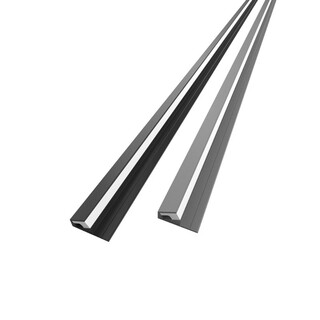 Lamp lover surface-mounted oblique light-emitting shelf lamp 45 slot-free cabinet bottom led line light display cabinet clothing and wine cabinet sensor light strip surface-mounted shelf lamp-50cm black-grey-optional