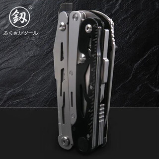 Japan fukuoka tool pliers needle nose pliers multifunctional knife folding combination knife pliers large scissors outdoor equipment fo-4117 outdoor multifunctional complete set