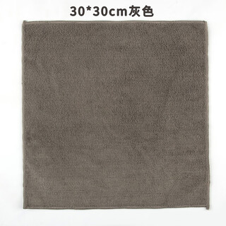 Five-color rags for hotels, cleaning towels, absorbent, wiping tables, wiping floors, glass, household kitchen supplies, housework cleaning rags, cleaning rags vieruodis, gray 30*30, medium thickness, 10 packs