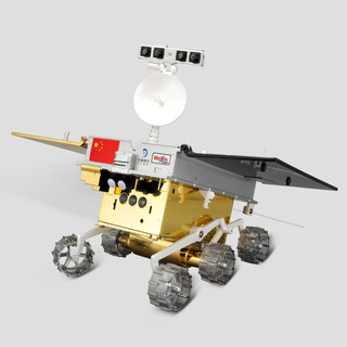 Meritor figure 1 10 lunar rover zhurong mars rover probe chang'e 4 lunar rover simulation alloy static model 1 8 chang'e 4 lunar rover bluetooth version