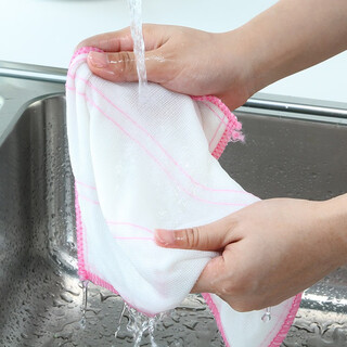 Camellia (chahua) dishcloth, scouring pad, dishcloth, cleaning cloth, wiping cloth, decontamination cloth, 3 pieces, promotional pack 4543p