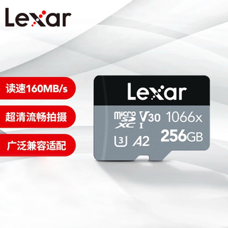 The preferred 256gb tf (microsd) memory card for gopro action cameras v30 reads 160mb/s 4k ultra-clear (1066x) 256gb