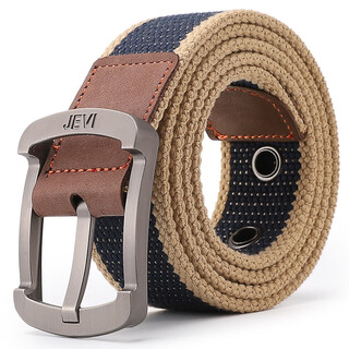 Extreme canvas belt men's belt casual pants belt korean style student pin buckle youth military training belt outdoor holiday gift