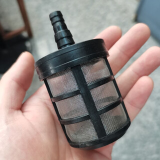 Diqiwei diqiwei household high-pressure car washing machine accessories nipple water inlet pipe filter quick connector guide car yili universal water inlet filter (black)