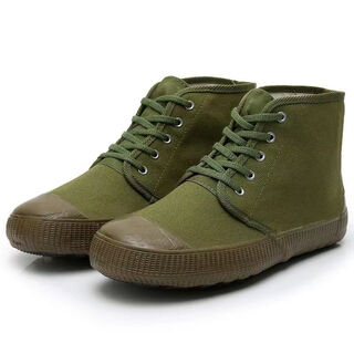 3517 jiefang shoes men's training work shoes women's construction site shoes labor protection non-slip wear-resistant canvas shoes rubber shoes labor shoes high-top-farmland 41